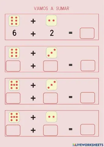 Sumas contando objetos