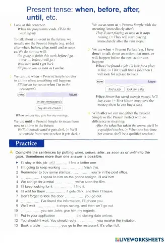 Basic Grammar-25 Present forms in Time clauses
