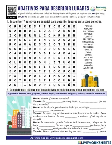 Paseando y describiendo mi ciudad