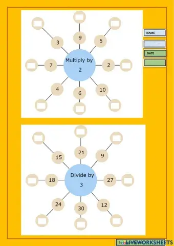 Grade 2 multiplication -division