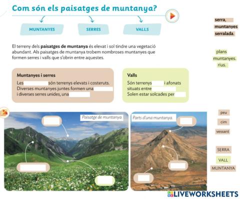 Paisatge de muntanya