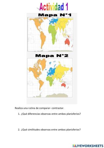 Proyecciones cartográficas