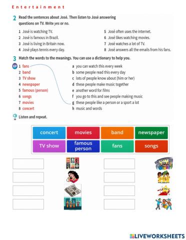 Prepare A1 NUS u11 entertainment