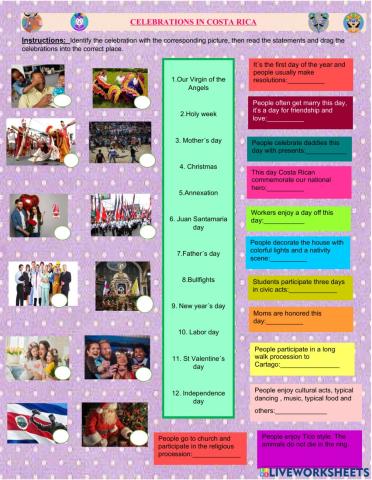 Celebrations in Costa Rica