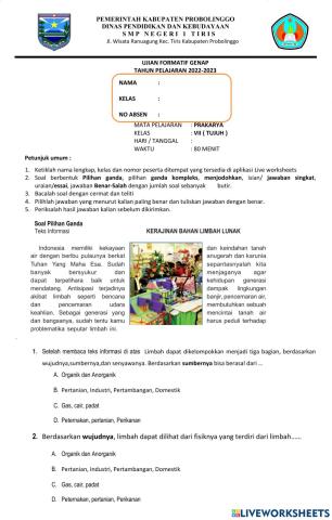 Prakarya kerajinan GENAP