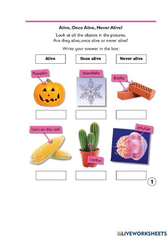 Alive, Once alive and never alive