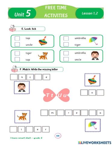 G2-unit 5 smart start l1+2 test dg