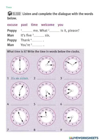 Solutions elementary Unit 1