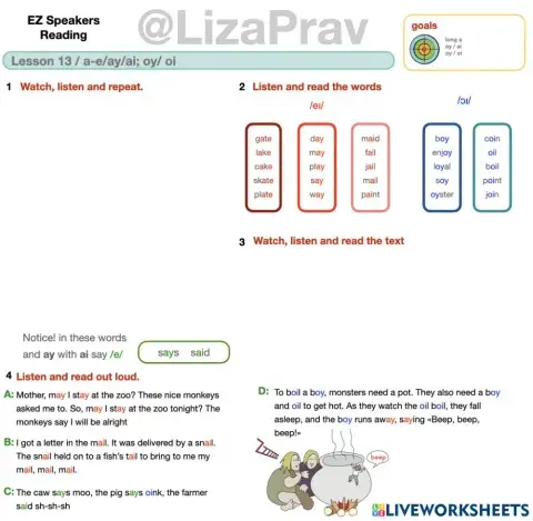EZ Reading lesson 13