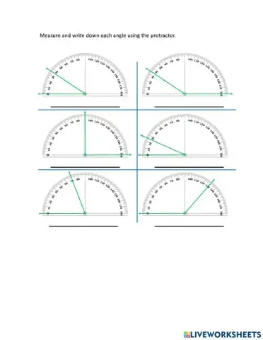 Using a Protractor