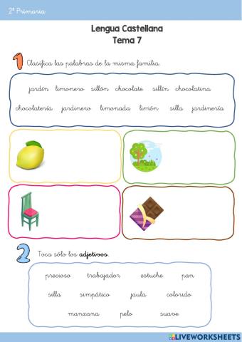 Tema 7 lengua castellana