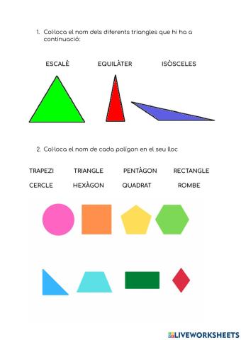 Figures geomètriques i angles