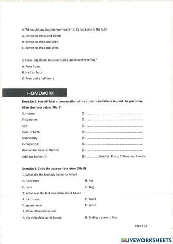 Unit 4 - listening: survival english (1)