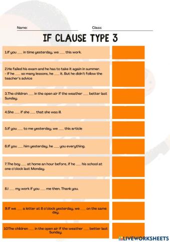 If clause type3