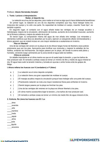 El voseo - la eufonía