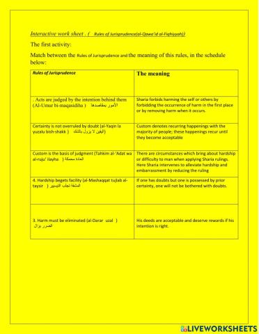 Rules of Jurisprudence