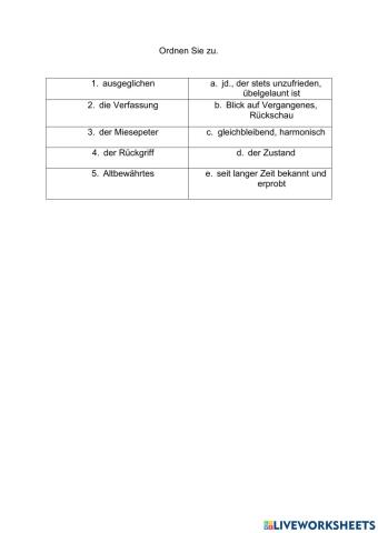 C1-9.2-Kreativ-Ordnen Sie zu.