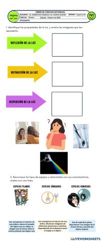 Propiedades de la luz