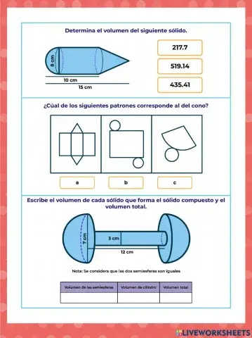 Cuerpos geométricos