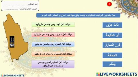 ورقة عمل أحكام العمرة