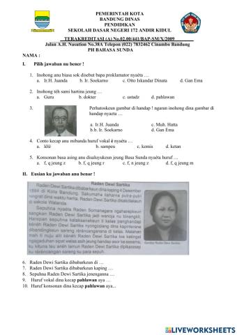 PH Bahasa Sunda 1 smt 2