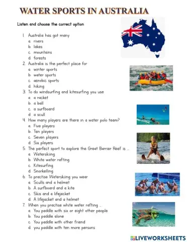 Water sports in Australia