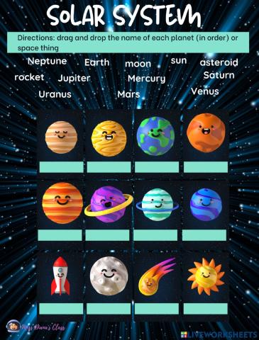 Planets and Space