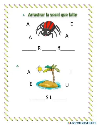 LAS  VOCALES castellano