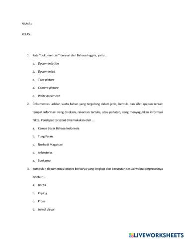 Soal merekam pengalaman, proses kreatif, dan karyanya dalam jurnal visual