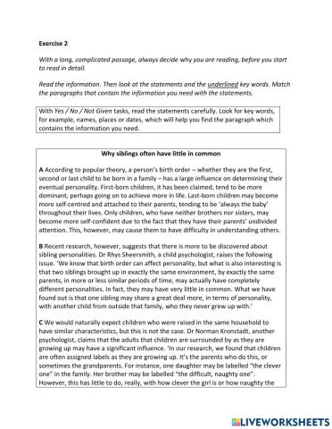 IE2, Unit 8, Reading, exercise 2