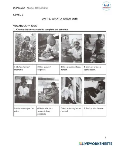 Prepare A2 - Unit 6.1