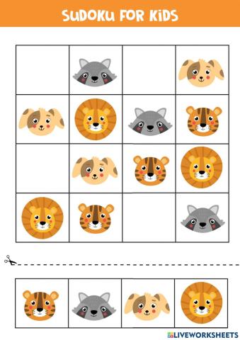 Soduku para niños