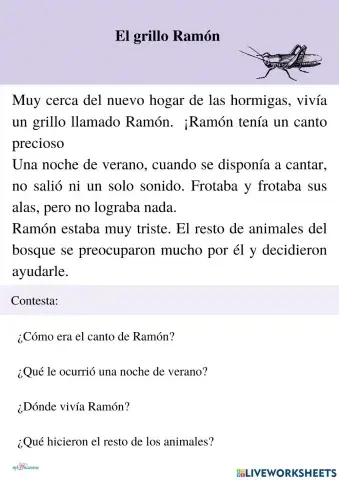El grillo Ramón