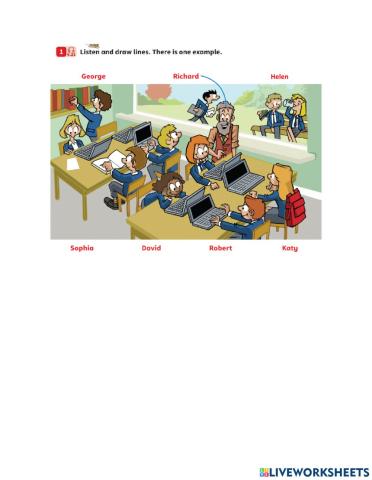 A2 Flyers listening part 1+5