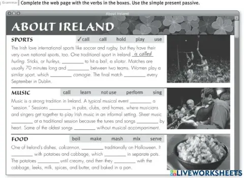 So you want to know about Ireland...