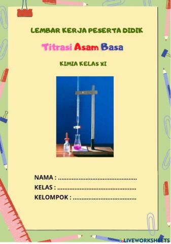 LKPD Titrasi Asam Basa Pertemuan 1