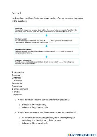 IE3, Unit 7, Listening, Exercise 7