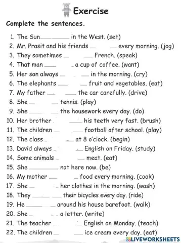 Present Simple Tense