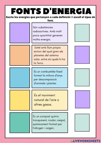 Fonts d'energia