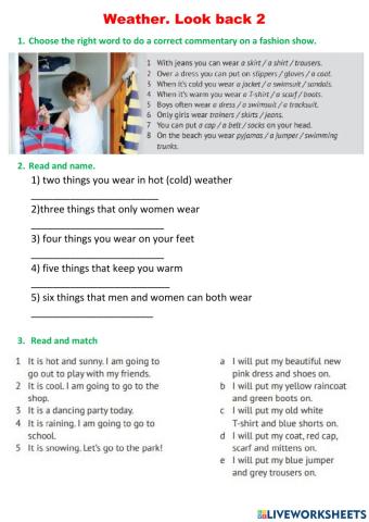 Weather. Look back 2