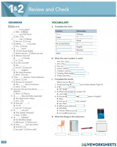 G02, CI - Review (Units 1, 2)