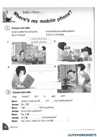 Fly High 2 Sally's Story -Where's my mobile phone?-