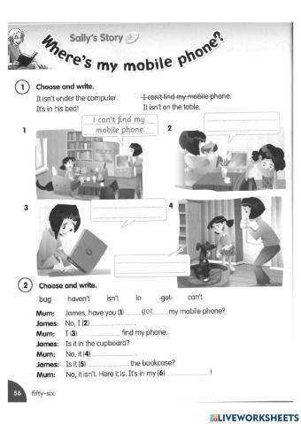 Fly High 2 Sally's Story -Where's my mobile phone?-