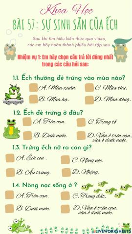 Sự sinh sản của ếch - pbt