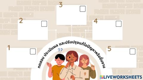 การทดสอบ ประเมินผลและปรับปรุงแก้ไข