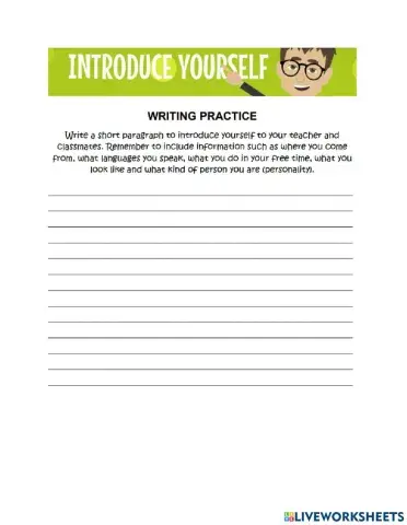 Introduction of Self