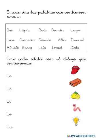 Letra L