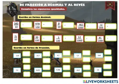 T6-mate-de fracción a decimal y al revés