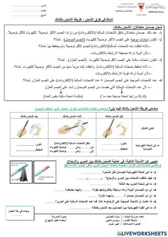 شحن جسمان متعادلان