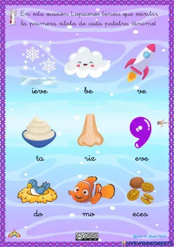 Palabras con la letra N